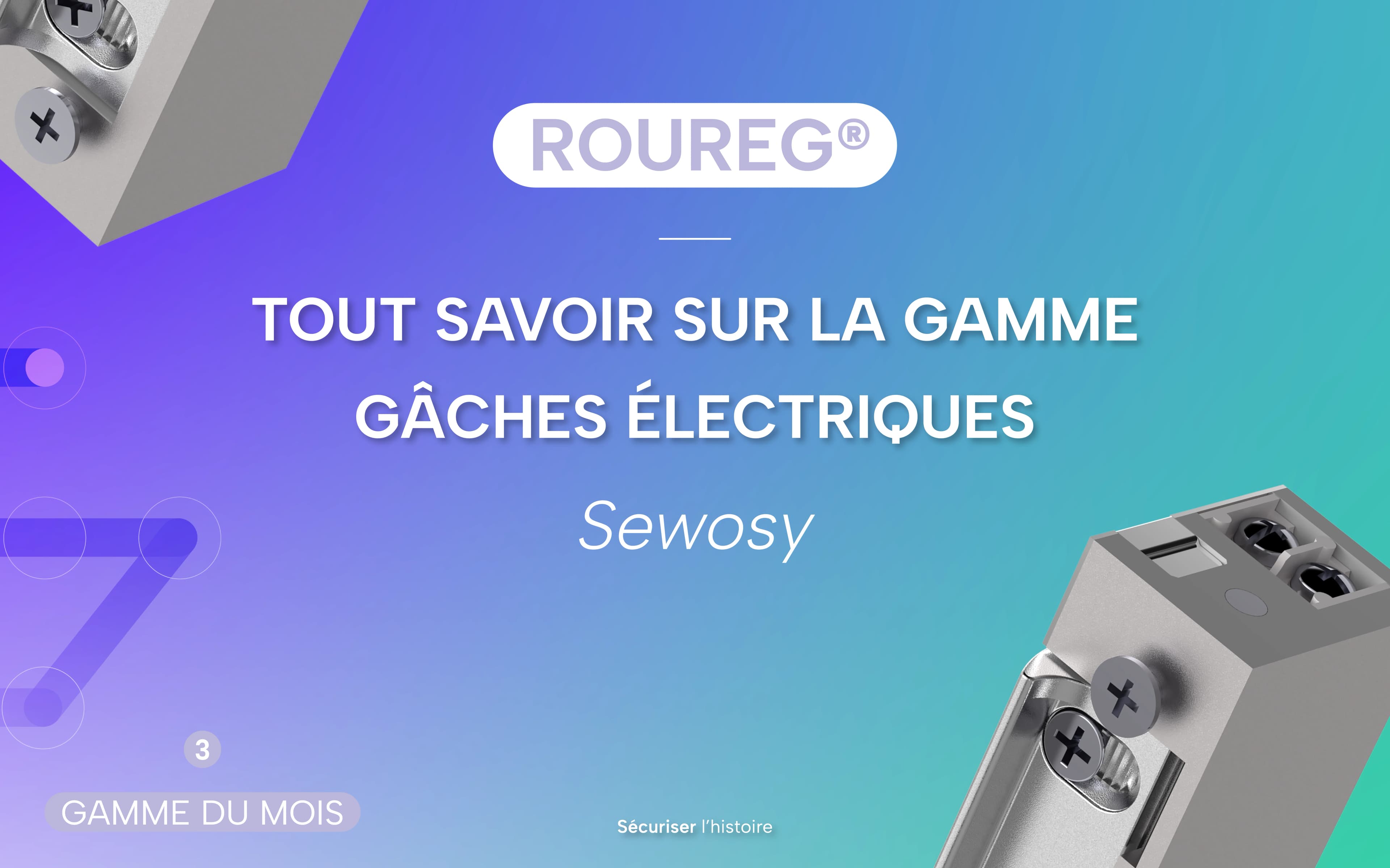 Gâches électriques ROUREG Sewosy